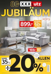 Aktueller XXXLutz Möbelhäuser Prospekt, "JUBILÄUM", mit Angeboten der Woche, gültig von 11.08.2025 bis 11.08.2025