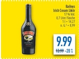 diska Obercunnersdorf - Irish Cream Likör Angebot im Prospekt Irish Cream Likör bei diska im Obercunnersdorf Prospekt für 9,99 €