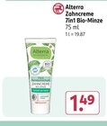 Zahncreme 7in1 Bio-Minze von Alterra im aktuellen Rossmann Prospekt