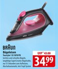 Braun Bügeleisen Texstyle 1 SI 1070 PU Angebote bei famila Nordost Neustadt für 34,99 €