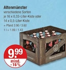 verschiedene Sorten von Altenmünster im aktuellen V-Markt Prospekt