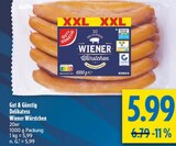 Aktuelle Wiener Würstchen Angebote bei diska in Dresden Aktuelles Delikatess Wiener Würstchen Angebot bei diska in Dresden ab 5,99 €