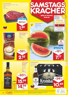 Krombacher im aktuellen Netto Marken-Discount Prospekt (Erkrath) Krombacher im Netto Marken-Discount Prospekt "Aktuelle Angebote" mit 59 Seiten (Erkrath)