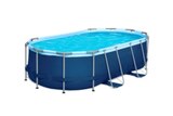 Piscine tubulaire ovale - BESTWAY en promo chez Carrefour Roanne à 349,99 €