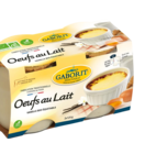 Promo Œufs au lait maison x 2 - 240 g à 2,25 € dans le catalogue NaturéO à Heillecourt