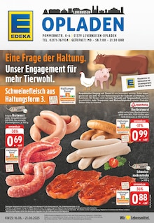 Aktueller EDEKA Prospekt "Aktuelle Angebote" für Leverkusen Aktueller EDEKA Prospekt für Leverkusen mit Seiten