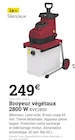 Broyeur végétaux 2800 w - Espace Emeraude à Angers Broyeur végétaux 2800 w en promo chez Espace Emeraude Angers à 249,00 €