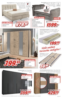 Bett im Möbel AS Prospekt "SPAR-FEUERWERK!" mit 20 Seiten (Ludwigshafen (Rhein))