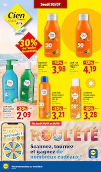 Catalogue Lidl, 30/07/2026 - 05/08/2026, L'été des Marques, 59 pages Prospectus Lidl en cours, "L'été des Marques", 59 pages