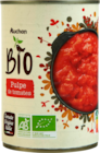 PULPE DE TOMATES AUCHAN BIO - AUCHAN BIO en promo chez Auchan Hypermarché PULPE DE TOMATES AUCHAN BIO - AUCHAN BIO dans le catalogue Auchan Hypermarché