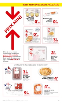 Promotion Crustacés dans le prospectus Super U, valable du 21/10/2025 au 02/11/2025 Promo Crustacés dans le catalogue Super U du moment à la page 19