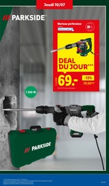 Promotion Marteau dans le prospectus Lidl, valable du 10/07/2025 au 14/07/2025 Promo Marteau dans le catalogue Lidl du moment à la page 9