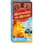 Tablettes De Chocolat Lait Noisettes Amandes Merveilles Du Monde dans le catalogue Auchan Hypermarché