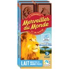 Tablettes De Chocolat Lait Noisettes Amandes Merveilles Du Monde en promo chez Auchan Hypermarché Tablettes De Chocolat Lait Noisettes Amandes Merveilles Du Monde dans le catalogue Auchan Hypermarché