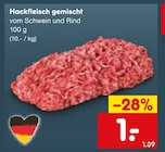 Hackfleisch gemischt im Angebot bei Netto Marken-Discount in Hof Hackfleisch gemischt Angebote bei Netto Marken-Discount Hof für 1,00 €