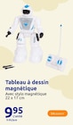 Tableau à dessin magnétique en promo chez Action Colmar à 9,95 €