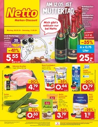 Netto Marken-Discount Prospekt "Aktuelle Angebote" für Wustermark, 55 Seiten, 06.05.2024 - 11.05.2024