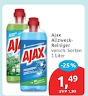 Allzweck-Reiniger im Angebot bei budni in Seevetal Allzweck-Reiniger Angebote von Ajax bei budni Seevetal für 1,49 €