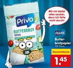 Butterbrotpapier Tüten Angebote von Priva bei Netto Marken-Discount Salzgitter für 1,45 €