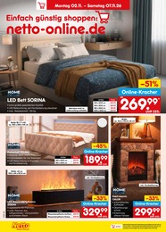 Bett im Netto Marken-Discount Prospekt Bett im Netto Marken-Discount Prospekt "Aktuelle Angebote" auf Seite 64