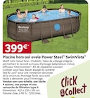 LaMaison.fr Fresnay-sur-Sarthe - Promo Piscine hors-sol ovale Power Steel SwimVista Promo Piscine hors-sol ovale Power Steel SwimVista à 399,00 € dans le catalogue LaMaison.fr à Fresnay-sur-Sarthe
