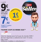 Figurine Coupe du Monde 2026 en promo chez E.Leclerc Dunkerque à 7,92 €