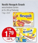 Nesquik Snack Cacao Kakao von Nestlé im aktuellen V-Markt Prospekt für 1,79 €
