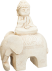 Promo Décoration Bouddha sur éléphant à 27,99 € dans le catalogue Bazarland à Mirecourt