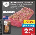 Neuseeländische Lammlachse Angebote von Lidl bei Netto Marken-Discount Flensburg für 2,22 €