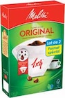 Lot de 2 x 80 filtres a cafe 1x4 blanc - Melitta en promo chez Intermarché Agen à 2,45 €