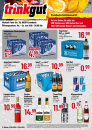 Aktueller Trinkgut Prospekt, "Krumbachs Getränkemarkt!", mit Angeboten der Woche, gültig von 22.04.2024 bis 22.04.2024