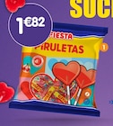 Paquet de 15 sucettes - Fiesta en promo chez B&M Paquet de 15 sucettes - Fiesta dans le catalogue B&M
