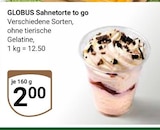 Sahnetorte to go Angebote von Globus bei GLOBUS Gotha für 2,00 €