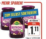 nah und gut - Rotkohl Angebot im Prospekt Rotkohl bei nah und gut im Prospekt "" für 1,11 €