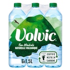 Eau minérale naturelle - VOLVIC en promo chez Carrefour Roubaix à 3,24 €