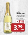 Sekt im Angebot bei combi in Garbsen Sekt Angebote von Jules Mumm bei combi Garbsen für 3,79 €
