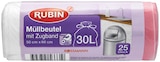 Müllbeutel mit Zugband im Angebot bei Rossmann in München Müllbeutel mit Zugband Angebote von Rubin bei Rossmann München für 0,99 €