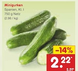 Netto Marken-Discount Bedburg - Minigurken Angebot im Prospekt Minigurken bei Netto Marken-Discount im Bedburg Prospekt für 2,22 €