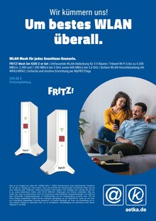 aetka Prospekt Wir kümmern uns! mit 1 Seite