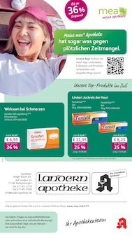 Aktueller mea - meine apotheke Prospekt (Markgröningen, 4 Seiten zum blättern mea - meine apotheke Prospekt Unsere Juli-Angebote mit 4 Seiten