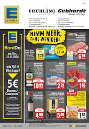 EDEKA Prospekt für Detmold: "Aktuelle Angebote", 24 Seiten, 18.11.2024 - 23.11.2024