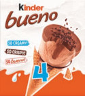 4 Cônes glacés - KINDER BUENO en promo à 2,92 € chez Aldi 4 Cônes glacés - KINDER BUENO dans le catalogue Aldi
