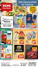 REWE Prospekt "Dein Markt" für Mülheim, 32 Seiten, 02.03.2026 - 07.03.2026