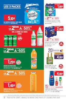 Promotion Oasis dans le prospectus Supermarchés Match, valable du 24/03/2026 au 05/04/2026 Promo Oasis dans le catalogue Supermarchés Match du moment à la page 38