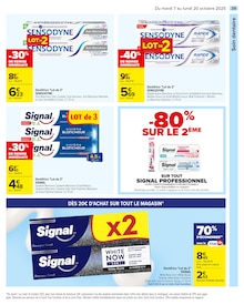 Promo Sensodyne dans le catalogue Carrefour du moment à la page 45