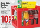 Coca-Cola oder Fanta oder Sprite bei Trinkgut im Prospekt "" für 10,99 €