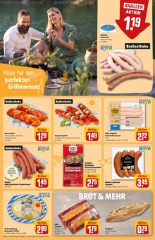 Bratwurst im REWE Prospekt "Dein Markt" mit 34 Seiten (Nürnberg)