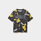 T-shirt manches courtes Pokémon Pikachu noir garçon - La Halle à Rosny-sous-Bois T-shirt manches courtes Pokémon Pikachu noir garçon en promo chez La Halle Rosny-sous-Bois à 10,99 €