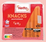 KNACKS PUR PORC QUALITÉ SUPÉRIEURE x10 - Netto dans le catalogue Netto
