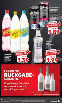 Jack Daniels im Kaufland Prospekt "KNÜLLER" mit 78 Seiten (Mettmann)
